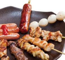 釜飯と串焼とりでん